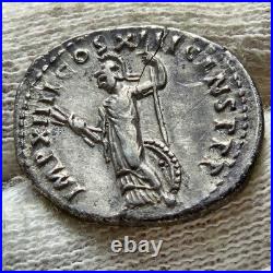 Monnaie, Rome, Denier DOMITIEN, Minerve, 87, Argent