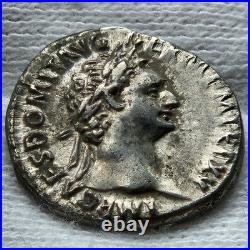 Monnaie, Rome, Denier DOMITIEN, Minerve, 95-96, argent