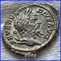 Monnaie, Rome, Denier SEPTIME SEVERE, 206, argent