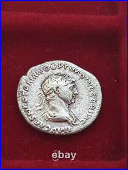 Monnaie, Trajan, Denier SPQR OPTIMO, 108, Rome, TTB+, Argent