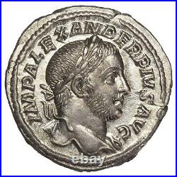 Monnaie romaine ALEXANDRE SÉVÈRE Denier 232 PROVIDENTIA AVG RIC. 250 b argent FDC