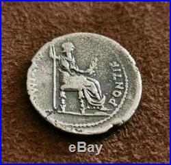 Monnaie romaine, Argent rare denier de Tibere / roman coin rare Tibere denarii