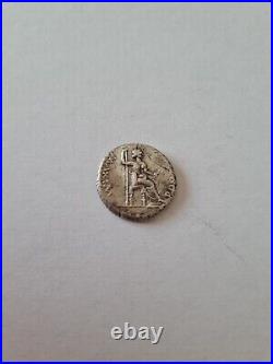 Monnaie romaine DENIER DE TIBERE MAXIM PONTIF 3,5G