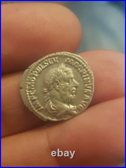 Monnaie romaine Denier De Macrin 2,86g Argent