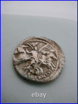 Monnaie romaine. Denier Plautii Lucius Plautius Plancus, L. PLAVTIVS / PLANCVS
