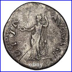 Monnaie romaine GALBA Denier argent revers DIVA AVGVSTA 68 ap. JC RIC. 186