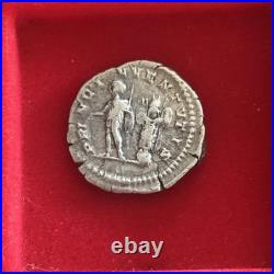 Monnaie romaine Geta Denier Rome Argent 3,34 Gr 1,8 Cm