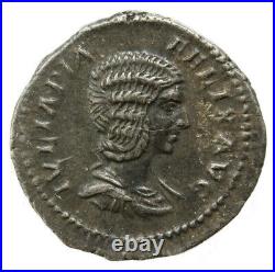 Monnaie romaine JULIA DOMNA (+217) denier