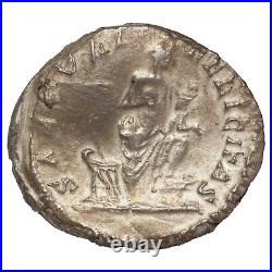 Monnaie romaine JULIA DOMNA Denier 201 Isis SAECVLI FELICITAS RIC. 577 argent SUP