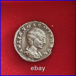 Monnaie romaine Julia Soaemias Denier Argent 2,97 Gr 1,8 Cm