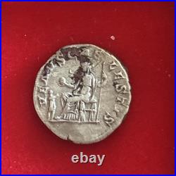 Monnaie romaine Julia Soaemias Denier Argent 2,97 Gr 1,8 Cm