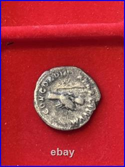 Monnaie romaine Nerva Denier Concorde argent 2,61 Gr 1,8 Cm