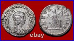 Monnaie romaine Plautille Denier, Venus, Rome, TTB, R1 130DPLL1