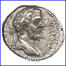 Monnaie romaine SEPTIME SÉVÈRE Denier 195 ap. JC revers Minerve RIC. 61 argent