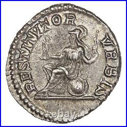 Monnaie romaine SEPTIME SÉVÈRE Denier 207 RESTITVTOR VRBIS Rome RIC. 288 argent