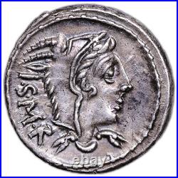 Monnaie romaine Thoria Lucius Thorius Balbus Denier Argent Rome