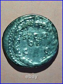 Monnaie romaine denier en argent, Denier Galba. Date 68 septembre décembre