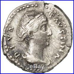 Monnaies antiques, Diva Faustina (141), denier, Cohen 78 #66541