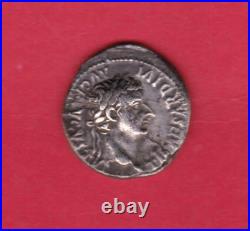 (N°277) MONNAIE ROMAINE TIBERE DENIER +14-37 Rv/ LA PAIX LIVIE (RARE) SUP