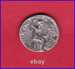 (N°277) MONNAIE ROMAINE TIBERE DENIER +14-37 Rv/ LA PAIX LIVIE (RARE) SUP
