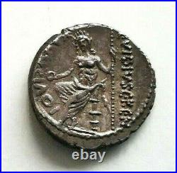 N°6 République romaine. VIBIA (48 av. JC) Denier (PANSA / C. VIBIVS) R1