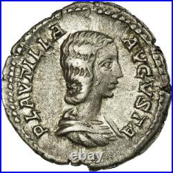 Plautille, Denier, Rome, Argent, TTB+