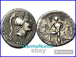 Poblicia, denier, Rome, 96 av. J. C. ROM 2928 Poblicia, denier, Rome, 96 av. J. C. ROM 2928