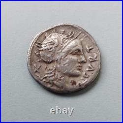 Q. Curtius, Denier, 116-115 BC, Rome, Argent