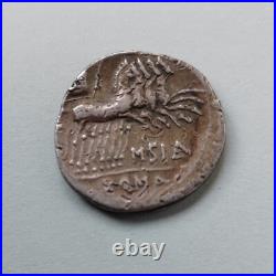 Q. Curtius, Denier, 116-115 BC, Rome, Argent