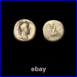 R186 Lucius Vérus Sesterce Rome captif parthe Prisonnier Roman Coin Denier As