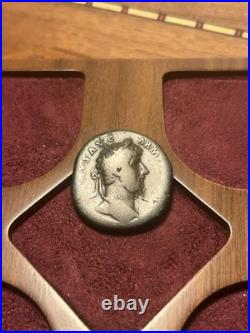 R186 Lucius Vérus Sesterce Rome captif parthe Prisonnier Roman Coin Denier As