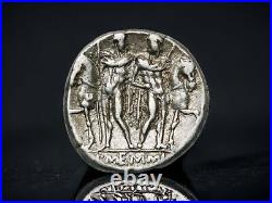 RÉPUBLIQUE ROMAINE. Lucius. MEMMIUS. Denier. Rome 109-108 BC. Anv. / X