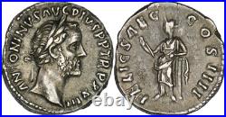 ROME Denier ANTONIN LE PIEUX 160 AD FELIC SAEC QUALITE RIC. 298