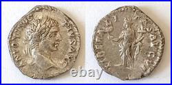 ROME EMPIRE DENIER CARACALLA 198/217 R/ LIBERALITES 3,74 gr ARGENT