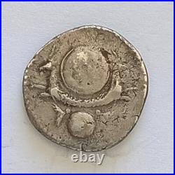 ROME EMPIRE DENIER VESPASIEN sous TITUS 69/79 R/ CAPRICORNE 3,35 gr ARGENT