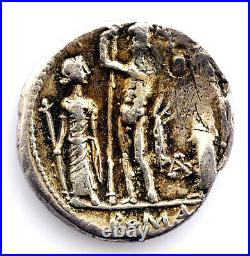 République De Romana-Gens Cornelia. Denier 112-111 A. C. Roma. Argent 3,8 G. Et