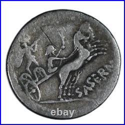 République romaine Hostilia Saserna Vercingétorix Denier Rome Rare