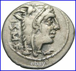République romaine L. Thorius Balbus AR Denier (105 av. J. C.), Thoria 1