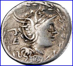 République romaine M. Lucilius Rufus Denier 101 BC Rome