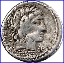 République romaine Mn. Fonteius Denier 85 BC Rome
