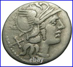 République romaine P. Aelius Paetus AR Denier (138 av. J. C.), Gens Aelia