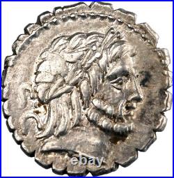 République romaine Q. Antonius Balbus Denier 83-82 BC Rome