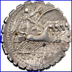 République romaine Q. Antonius Balbus Denier 83-82 BC Rome