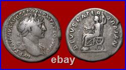 Roman Coin Trajan et Trajan Père Denier, Rome, TTB, R2 140DT1
