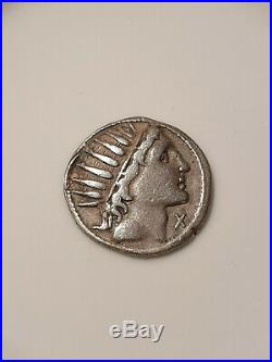Roman coin denier anonyme republique romaine rome Argent Silver