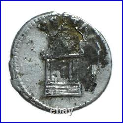 Rome Antique Néron denier Rome fourré Vesta
