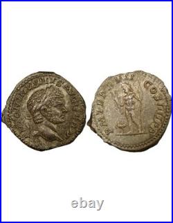 Rome Empire Caracalla Denier, Jupiter 214 Rome