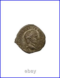 Rome Empire Caracalla Denier, Jupiter 214 Rome