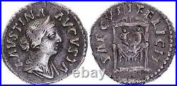 Rome Empire Denier, Faustine Jeune (146-175) SAECVLI FELICIT