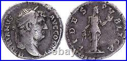Rome Empire Denier, Hadrien (117-138) FIDES PVBLICA